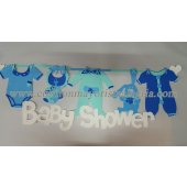 Cartel Goma Eva Ropita Baby Shower/ Llego el bebe