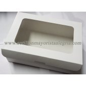 Caja Rectangular MEDIANA con visor (23x16x 9) x10