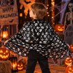 hallo. Capa decorada corta halloween calavera pirata x 0.80