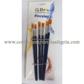 Pinceles SET PLANOS x6 *