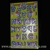 Rep. Cortante Plast. abecedario GRANDE x26