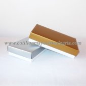 Caja para bombones CHICA (1/4kg) LISA x4cajas