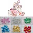 ******Bolitas cake topper tornasoladas blacnas x6