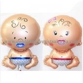 Globo Metalizado Bebe 14" x1
