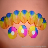 Guirnaldas chicas Redonda con corte Nº33 x12