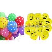 Globos GLOBOLANDIA C/LUNAR/ estamp X10*
