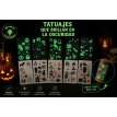 Hallo. tatuajes Halloween que brillan en la oscuridad
