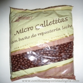 Rep. Microgalletitas Bl/negro con baño de rep x1kg** ARGEN