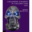 Hallo. Deco Calavera Gigante para colgar con luz 