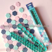 Rep. Cortante Hexagonos Geometrico set x2 la botica