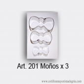 Rep. Cortante Oriac moños x3