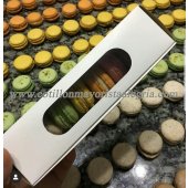 Caja macar/alfajorcito c/visor 21x5x6 (desarmada)x1u*