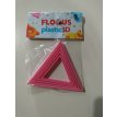 Rep. Cortante Flogus Plastic 3D triangulos x5