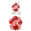 Set Globos con confetti x8 piezas