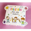 Caja estuche dia del niño vale todo/espacio 23x23x10  x10u.