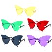Anteojo mariposas acrilico colores x1
