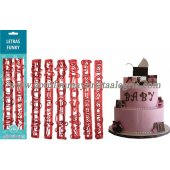 Rep. Cortante Letras y numeros funky La Botica