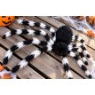 Hallo. Araña grande peluche negro con blanco