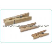 Broches CHIQUITO madera/ color 25 mm x50 