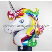 Globo metalizado unicornio  GRANDE 115X84