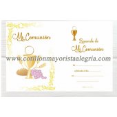 Comunion Estampa Simple (x paq) Gm 2021 x10