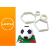 Rep. Cortante pelota de futbol 4 piezas 
