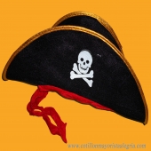 Gorro Pirata grande importado x1