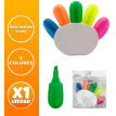 Resaltador Fluo x5 colores en mano