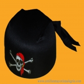Gorro pirata bandana redondo