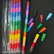 Libreria Crayones encastrables 12 colores largos x6 