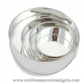 Molde hoj. Redondo 6cm BAJO Nº38*