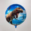 Globo metalizado dinosaurio redondo 18" X1