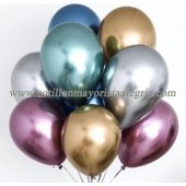 Globos cromo 12" x 10u.