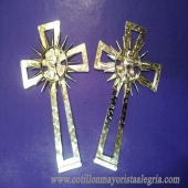 Comunion Cruz Grande dorada x1
