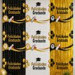 Cortina shimmer brick waal 1x2m feliz graduacion x1
