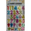 Sticker numeros importados