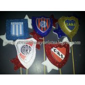 Adorno Telgopor Pinche Escudo futbol x3