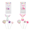 Adorno Pinche topper cola de sirena 