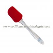 Rep. Espatula silicona mango transp GRANDE (23cm)