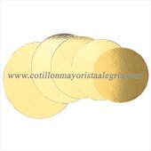 Rep. Disco Carton DORADO 26cm x10u *