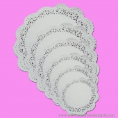 Blonda calada redonda 24/25cm x100u**