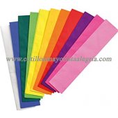 Papel crepe liso x10 *