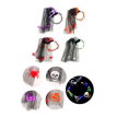 Hallo. Velo corona de hojas, apliques hallo y LUZx1