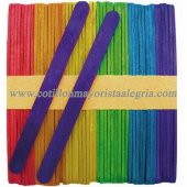 Palitos de Helado COLORES PAQ x50u*